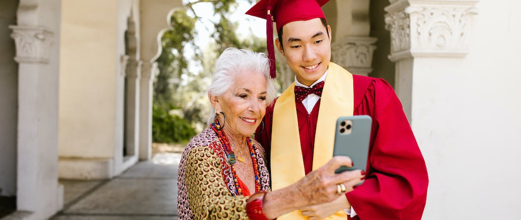 Graduate with Grandma